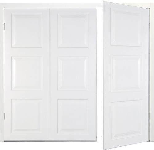 New side hinged garage - hinged,