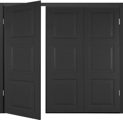 New side hinged garage door - side,