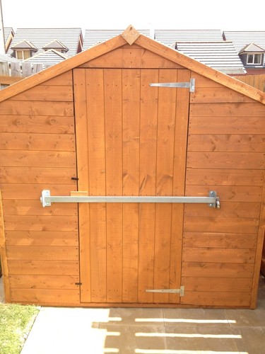 Dio met garden shed - garden,