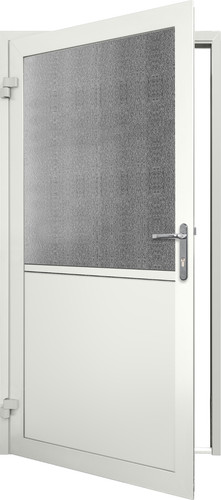 Aluminium personnel door - aluminium,