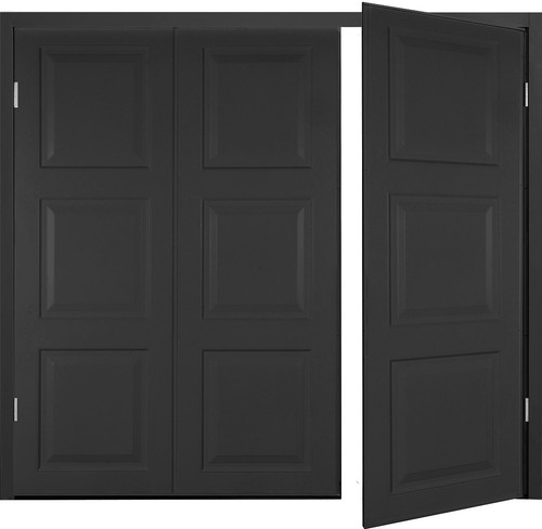 New side hinged garage door - new,