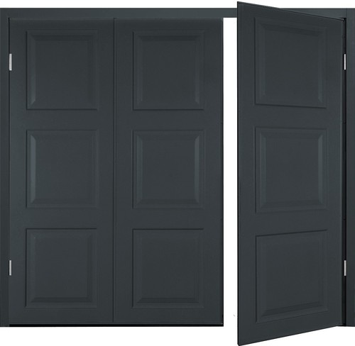 New side hinged garage - new,